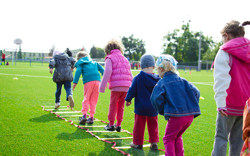 Group of Kids doing Outdoor Activity